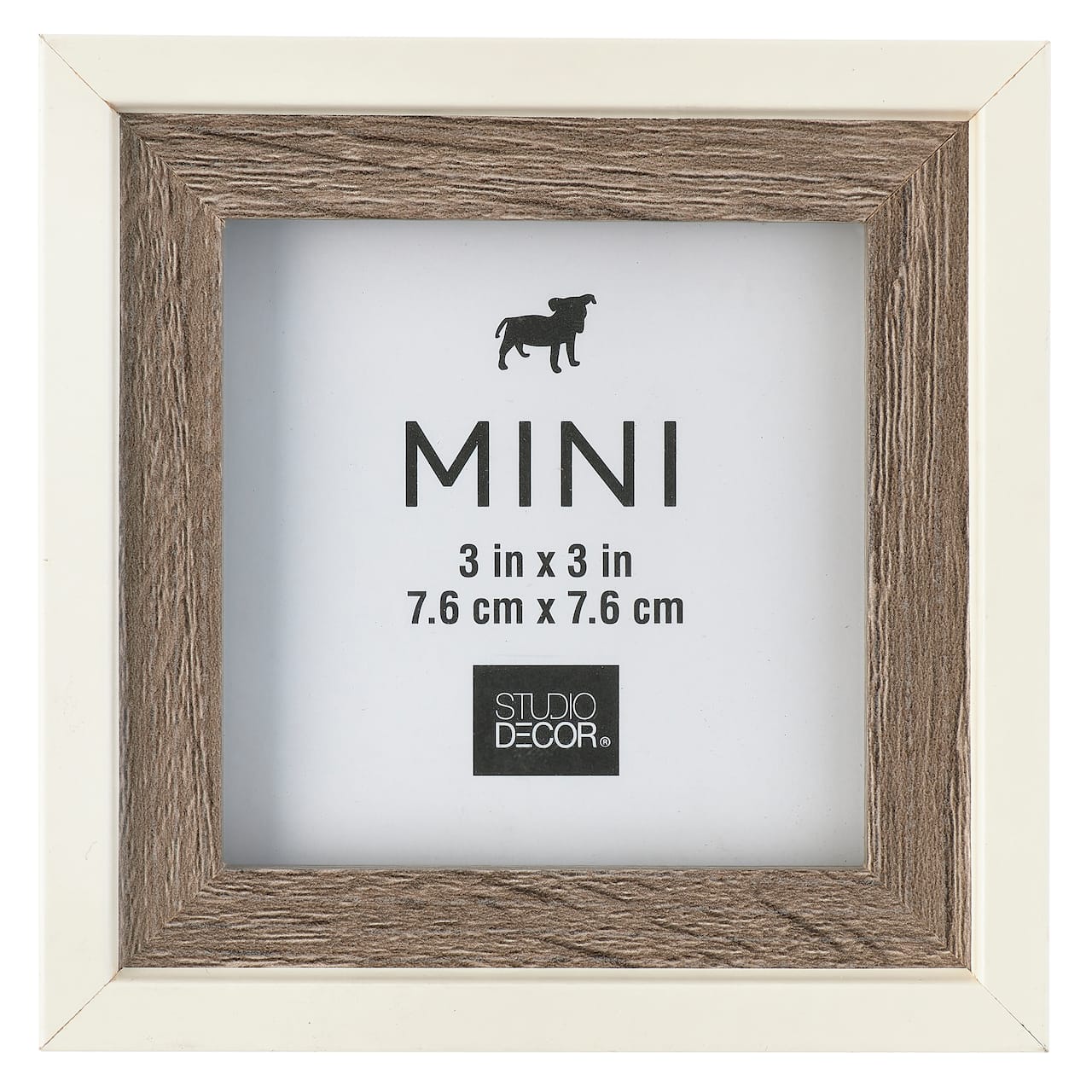 Gray & White Mini Frame by Studio Décor®